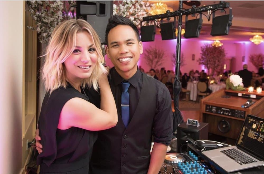DJ MOJOE with Kaley Cuoco