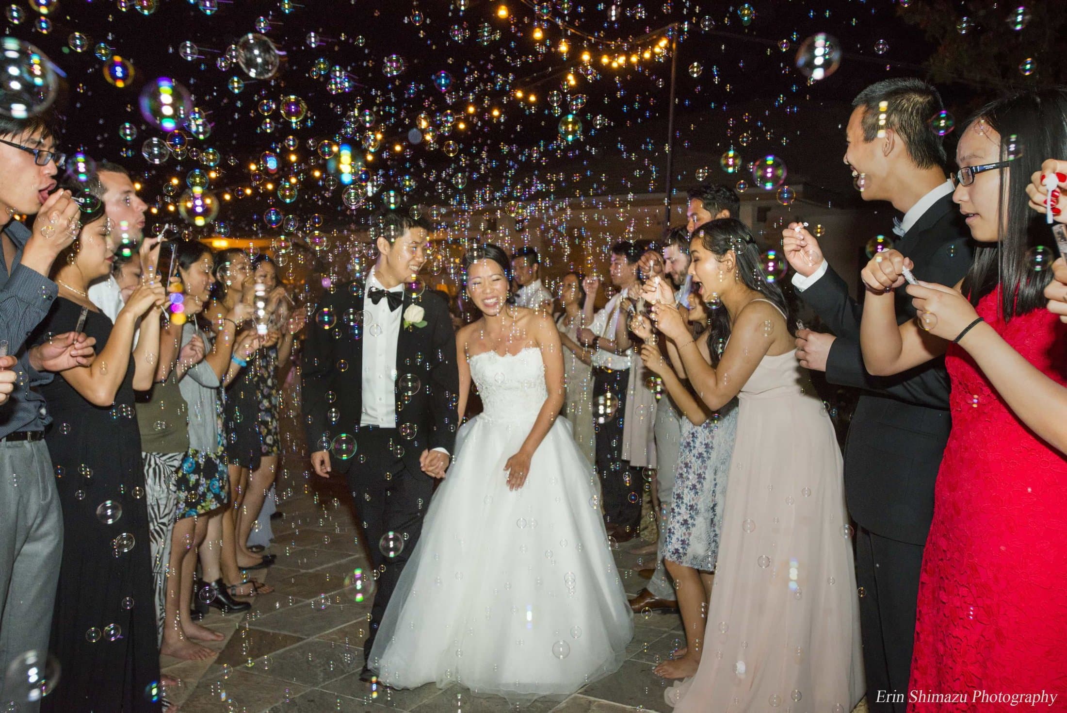 A packed reception dance floor at a DJ MOJOE wedding